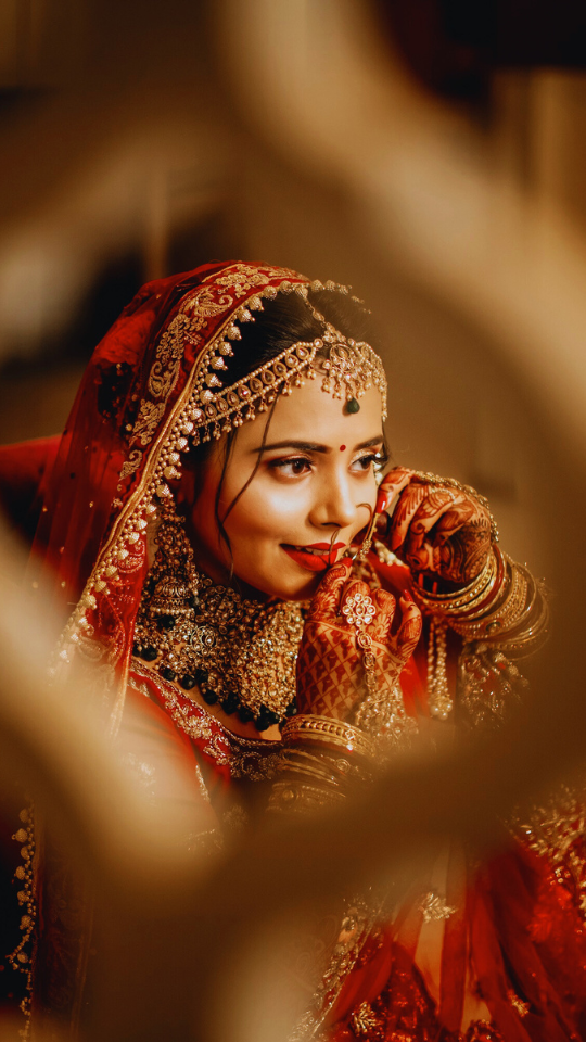 Yellow and Black Photo Indian Wedding Sale Social Media Graphic